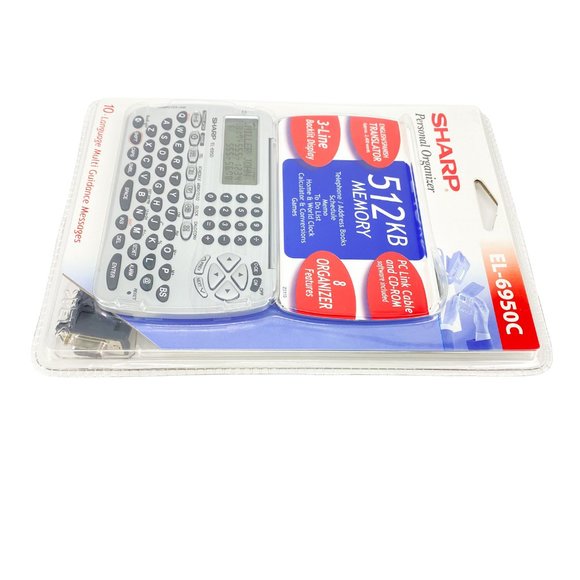 SHARP Personal Organizer English Spanish Translator 512KB Memory EL-6950C NEW - Picture 4 of 7
